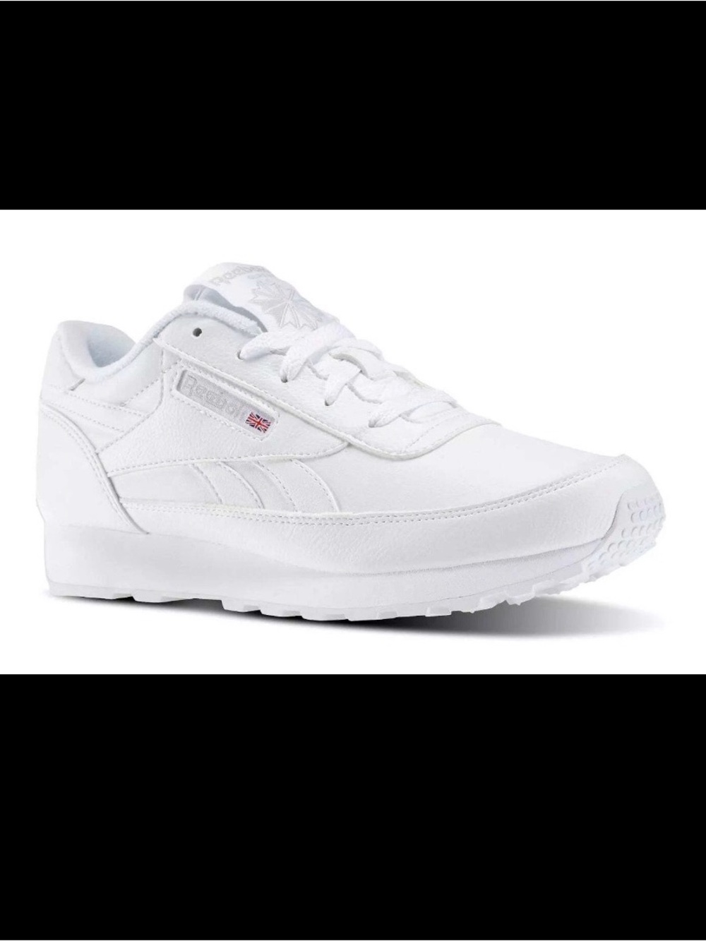 Reebok All-White Women's Classic Renaissance Leather Sneakers